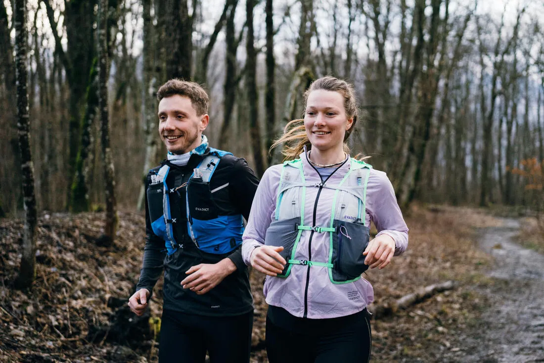 10L BLUE UNISEX TRAIL RUNNING BAG - SOLD WITH 1L WATER BLADDER