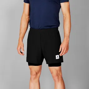 2 in 1 Pace Shorts 5''