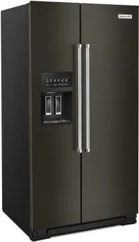 24.8 cu ft. Side-by-Side Refrigerator with Exterior Ice and Water and PrintShield™ Finish