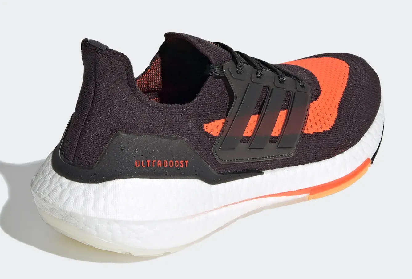 Adidas Mens Ultraboost 21 Running Shoes - Black/Orange