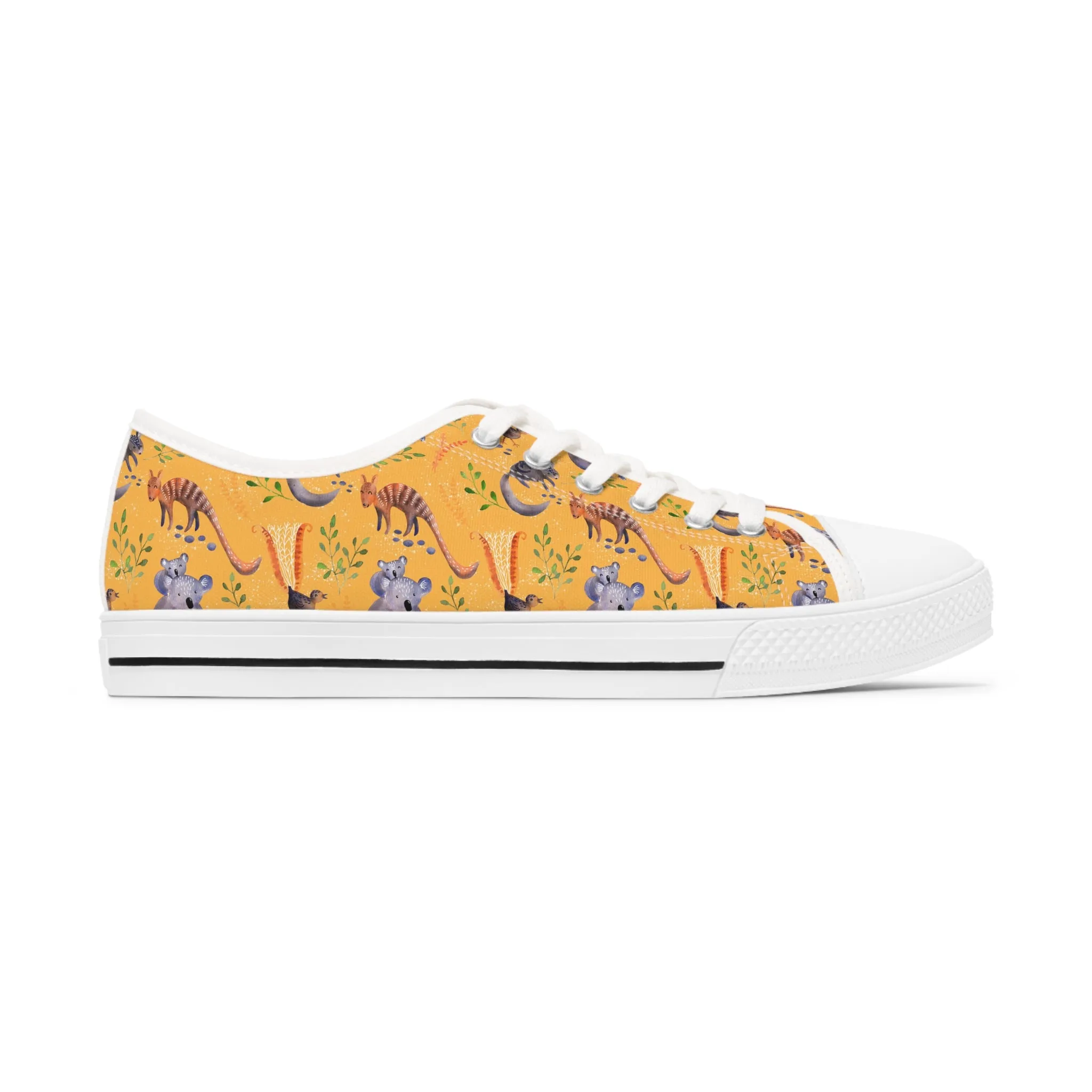 African Animals Women's Low Top Sneakers