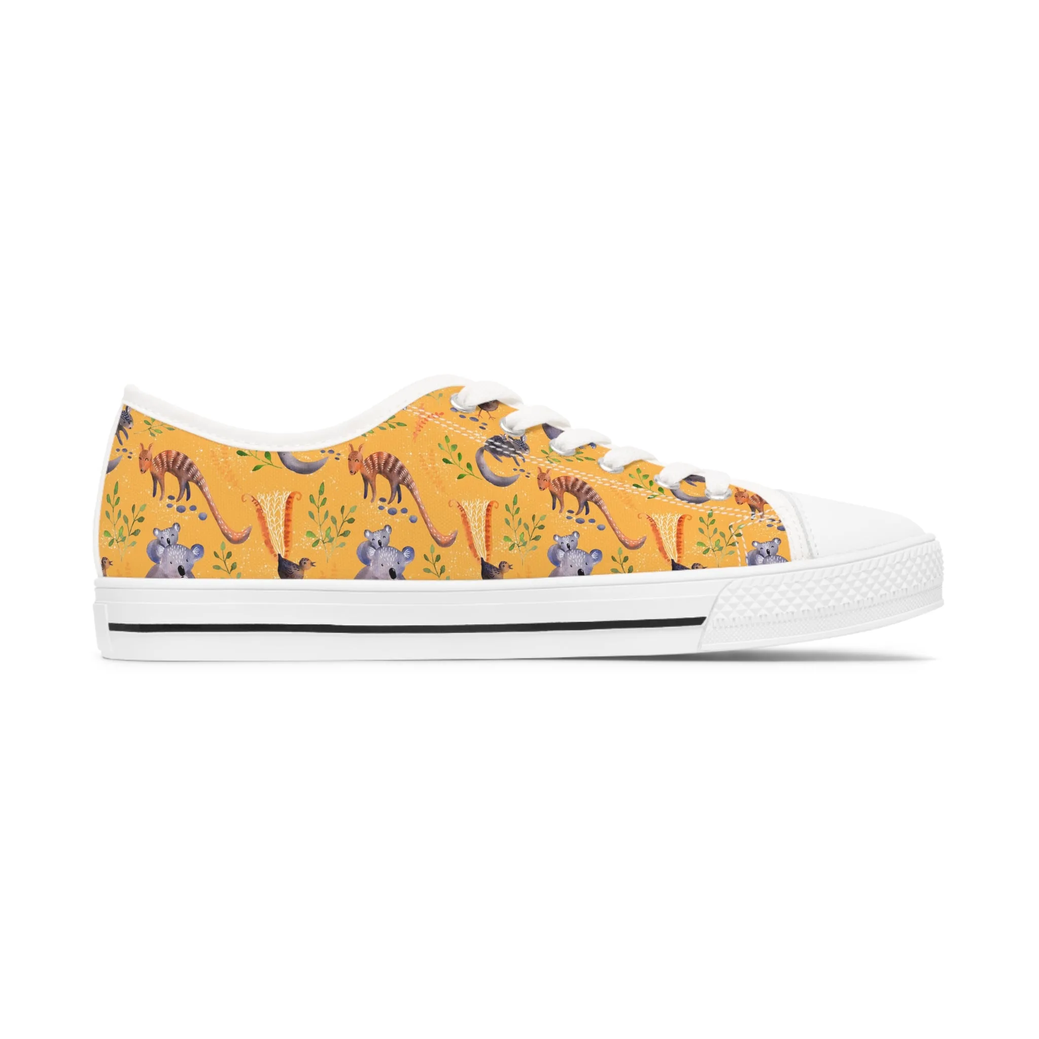 African Animals Women's Low Top Sneakers