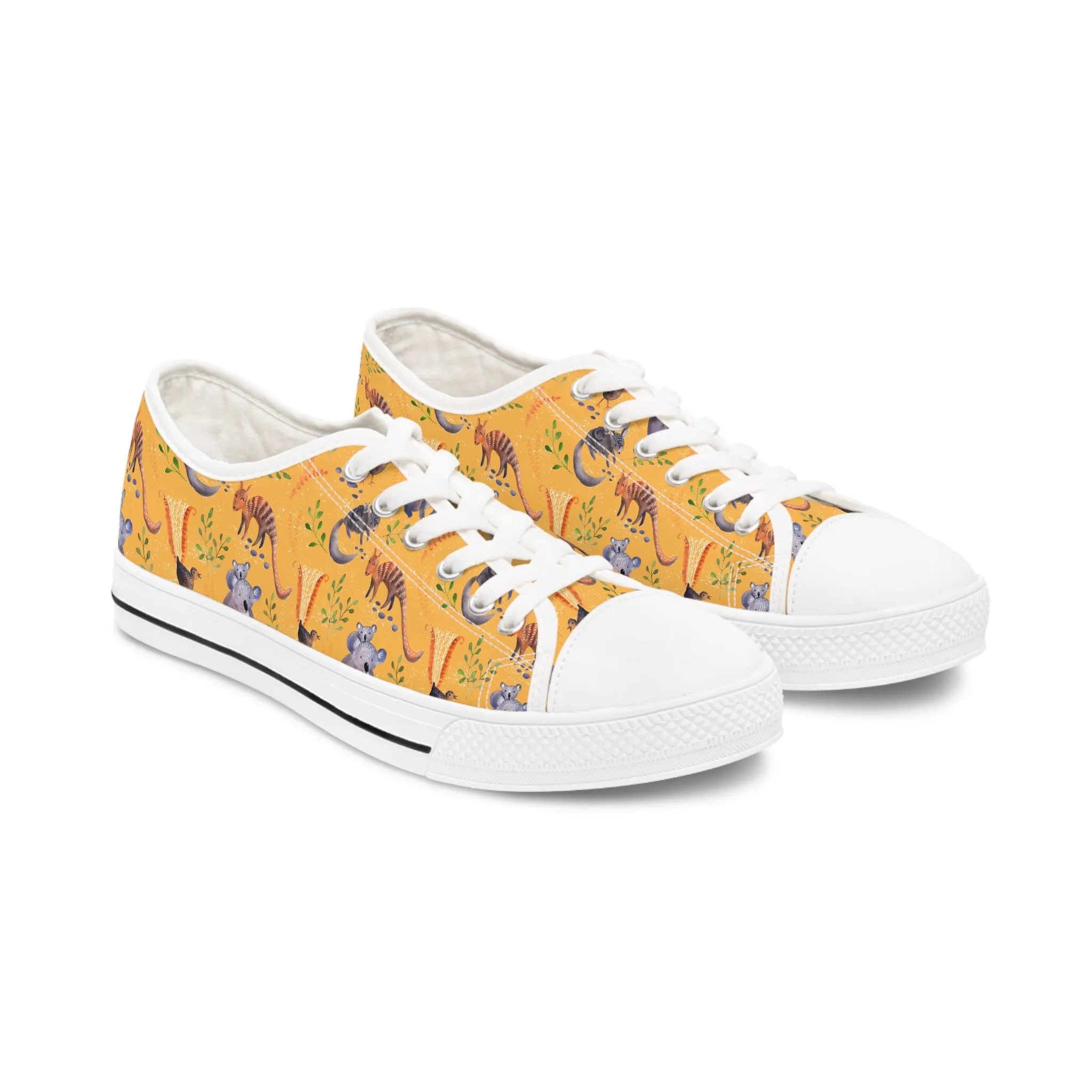 African Animals Women's Low Top Sneakers