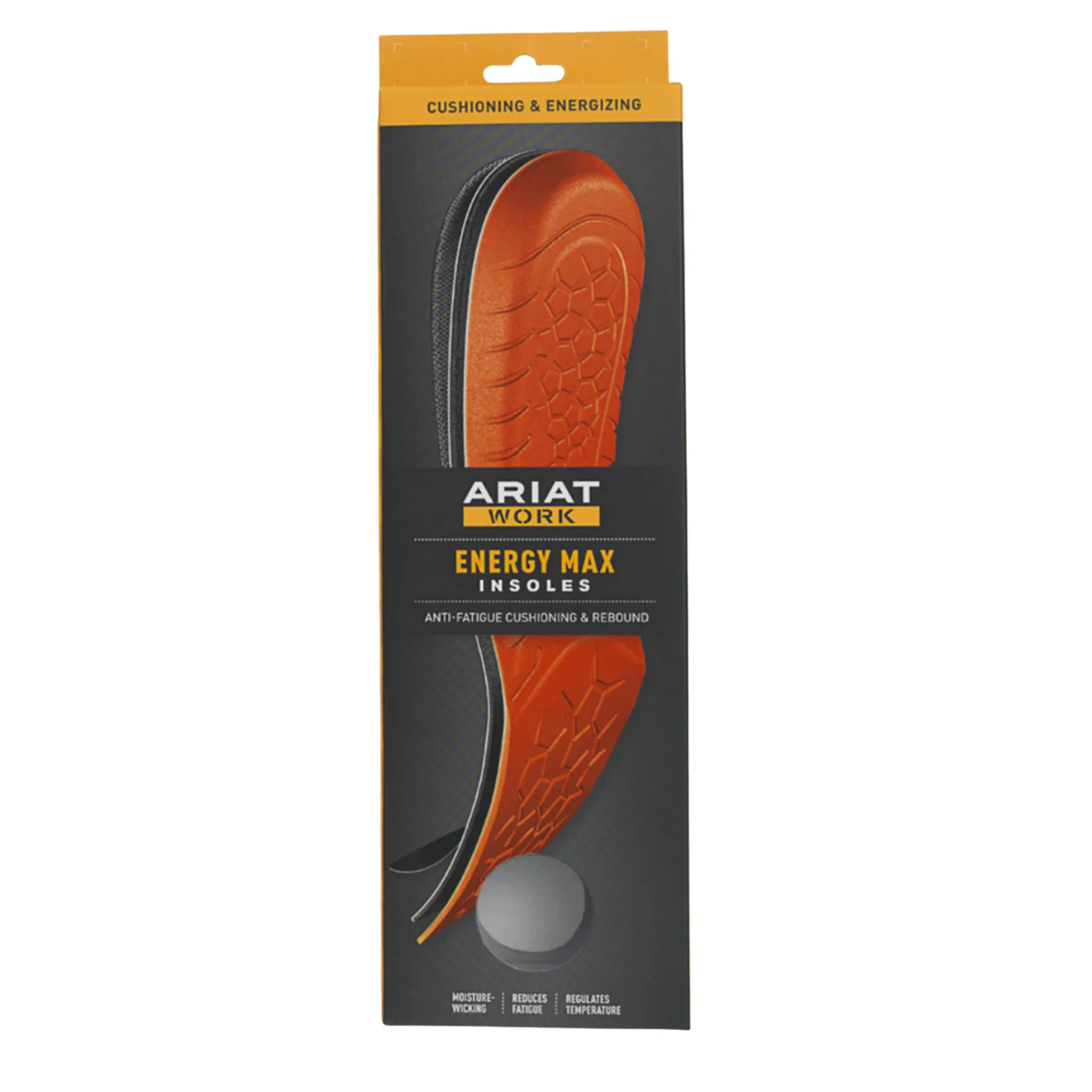 ARIAT MEN'S ENERGY MAX WIDE SQUARE TOE INSOLES- A10032203