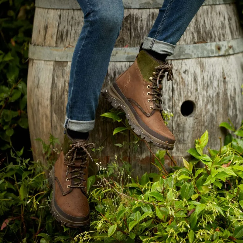 Ariat Moresby Waterproof Ladies Boot - Oilly Distressed Brown/Olive