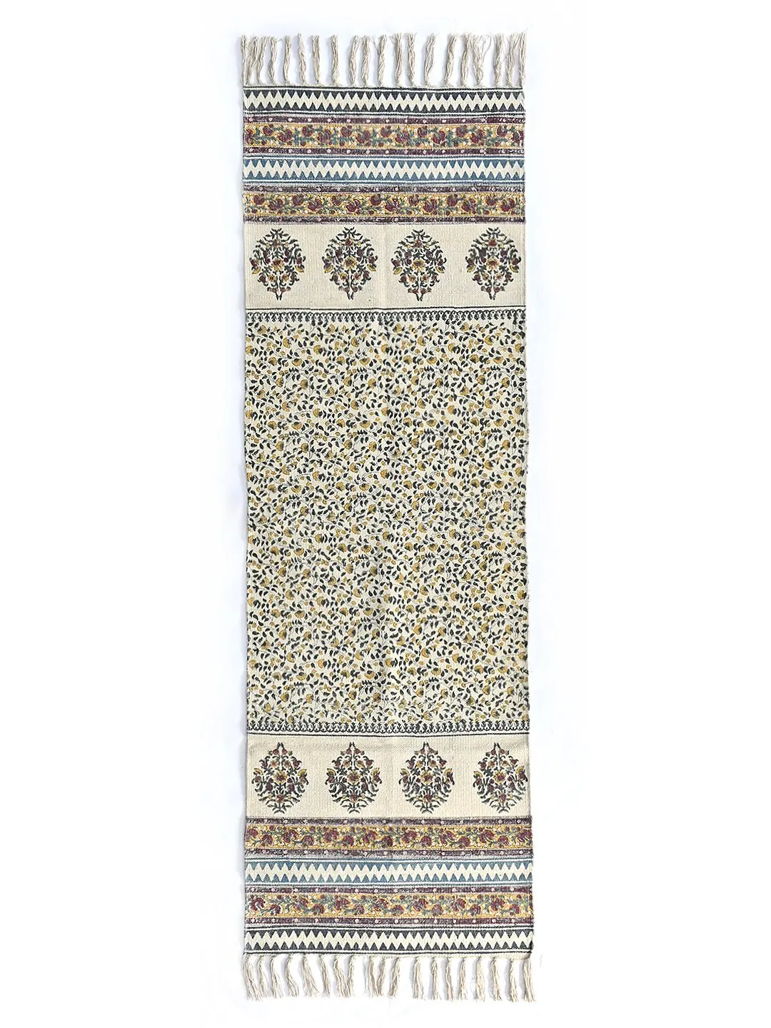 BANGUI - BLOCK PRINTED FLOOR RUNNER