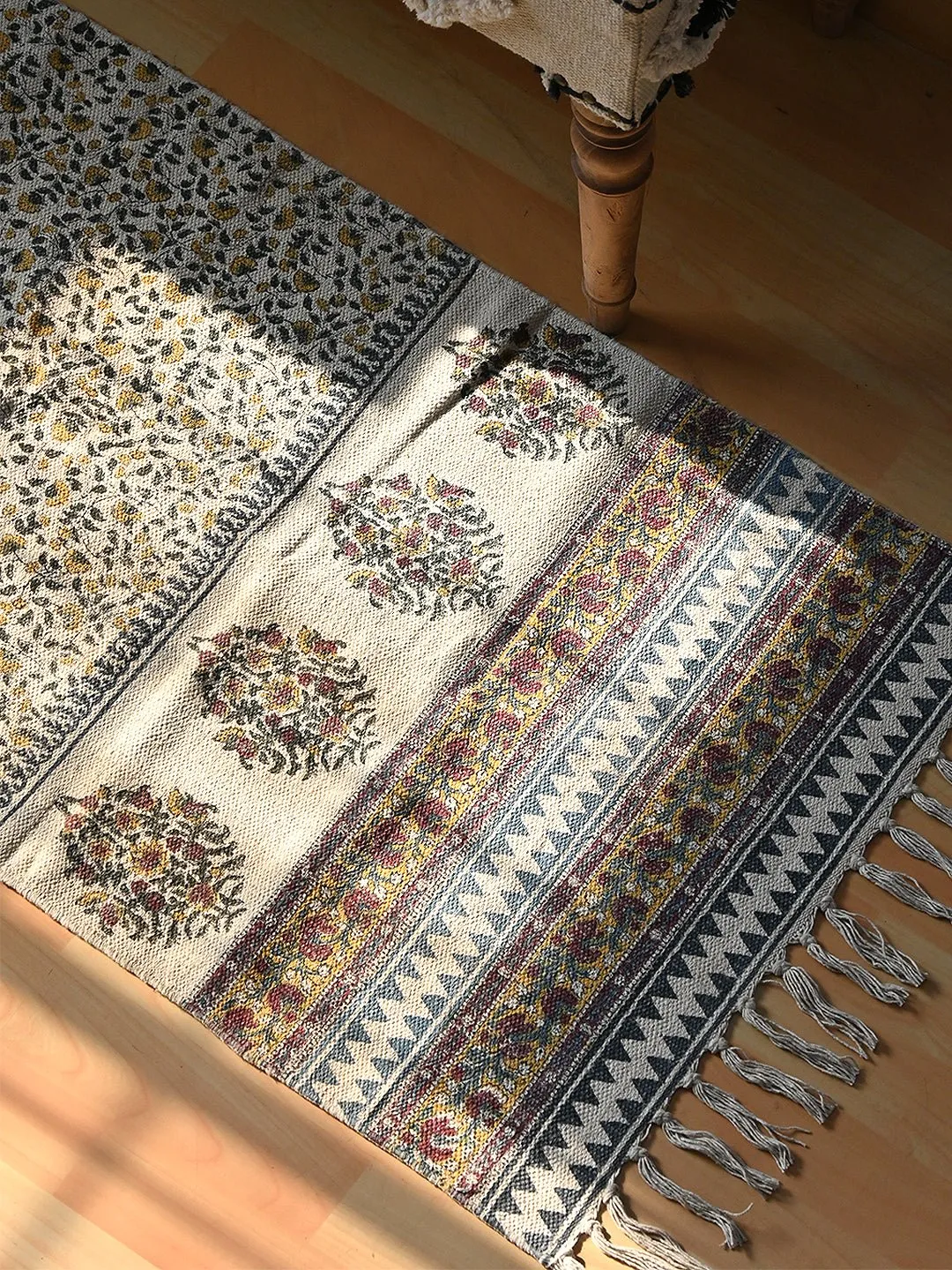 BANGUI - BLOCK PRINTED FLOOR RUNNER