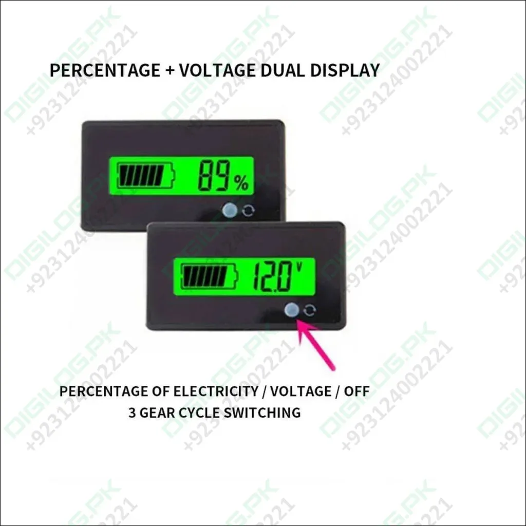 Battery Capacity Meter 12v-48v Lead-acid Battery Capacity And Voltage Indicator