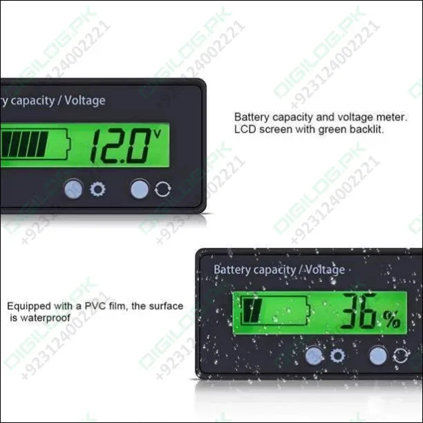 Battery Capacity Meter 12v-48v Lead-acid Battery Capacity And Voltage Indicator