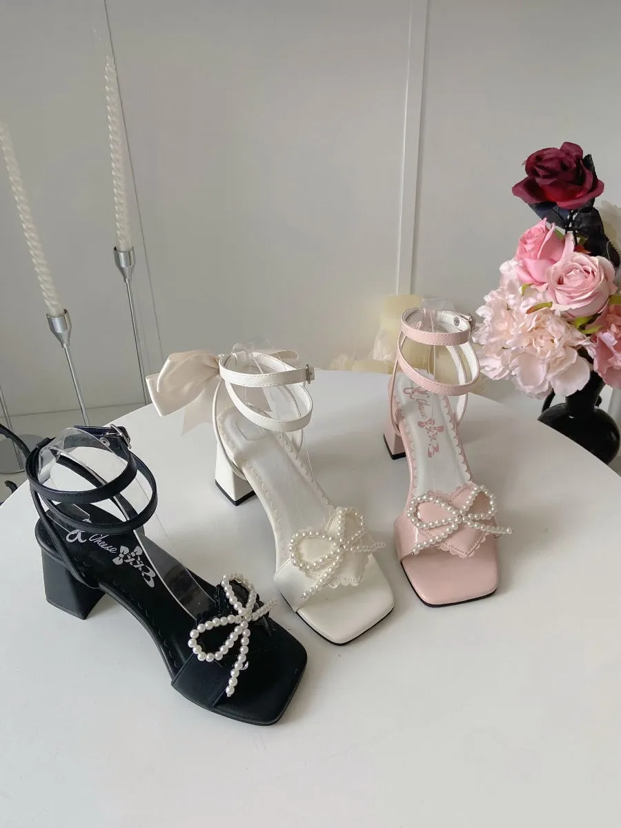 Big Bow Original High Heel Bow Sandals