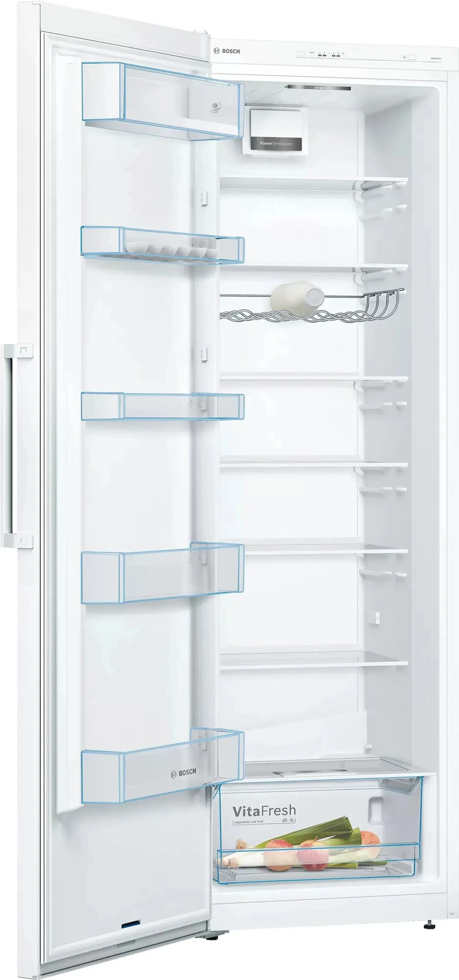 Bosch KSV36VWEPG 346 Litres Tall Larder Fridge, White, E Rated