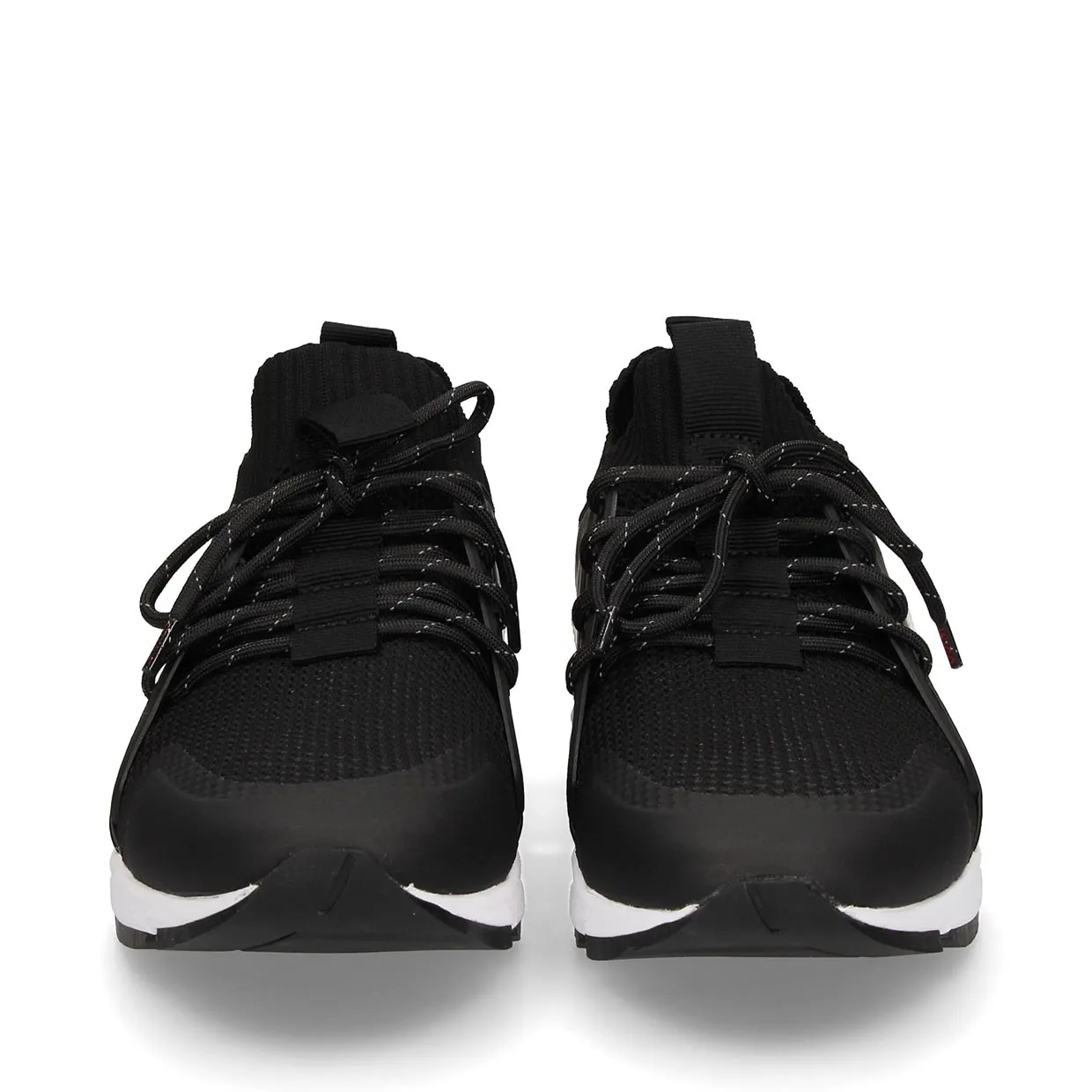 BOSS Black Knitted Sock Running Inspired Trainers