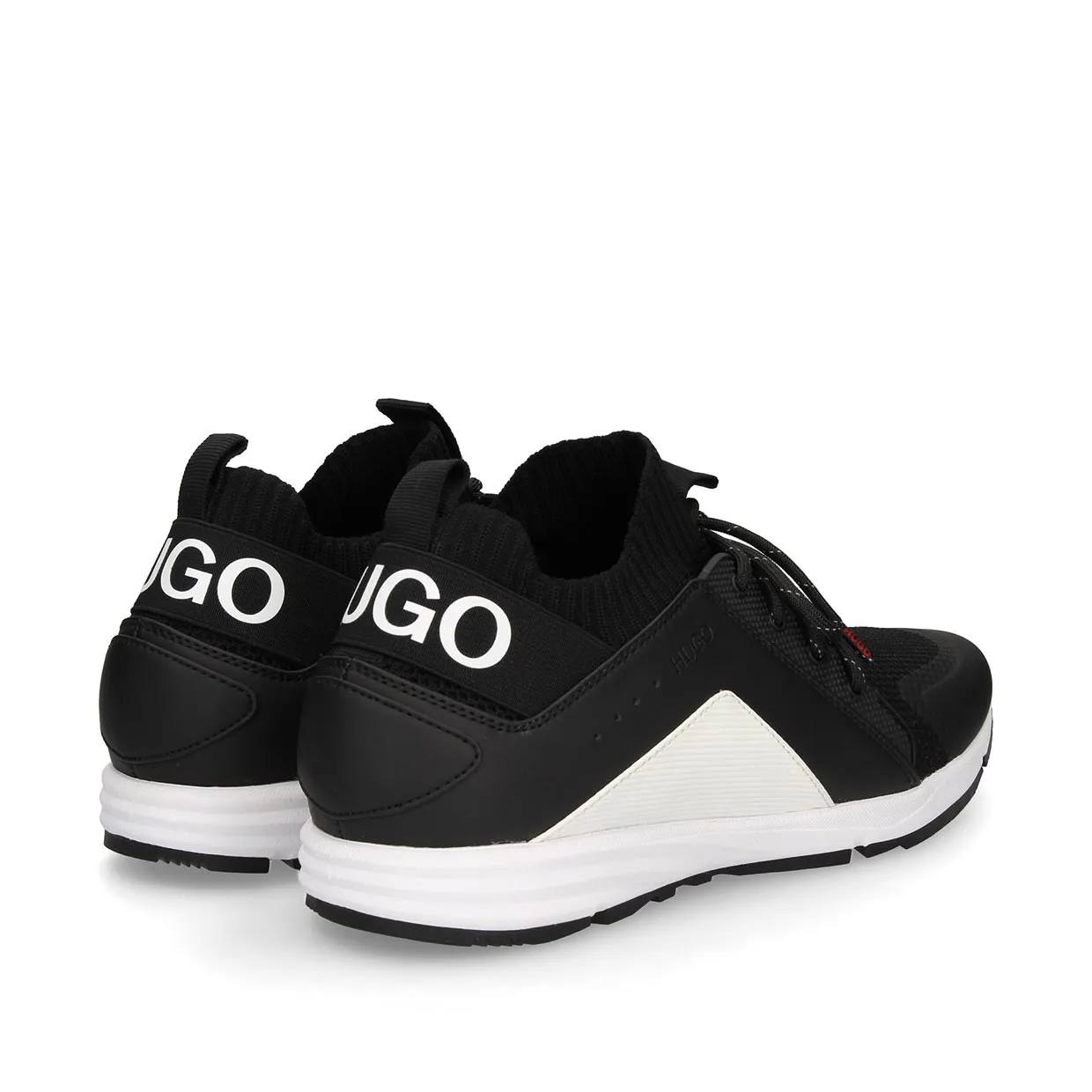 BOSS Black Knitted Sock Running Inspired Trainers