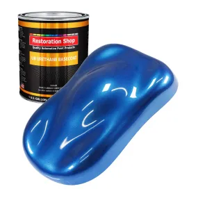 Burn Out Blue Metallic - Urethane Basecoat Auto Paint - Gallon Paint Color Only - Professional High Gloss Automotive, Car, Truck Coating