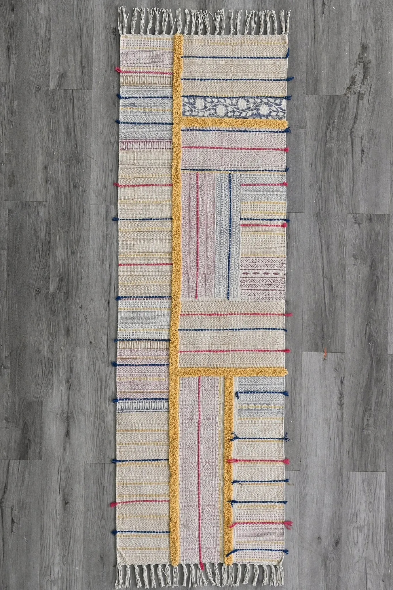 CALLUM  - BLOCK PRINTED FLOOR RUNNER