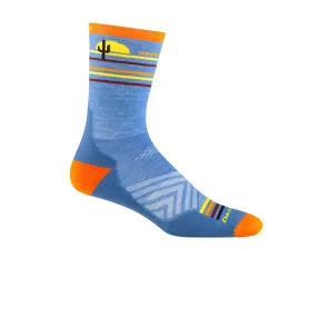 Darn Tough Frontrunner Lightweight Micro Crew Sock with Cushion (Men) - Surf