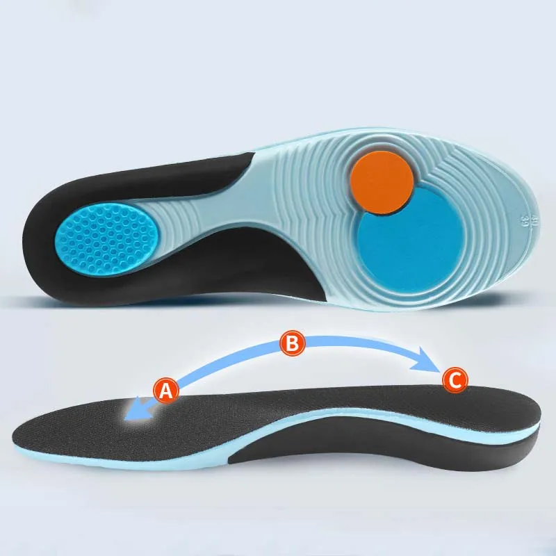 Dbeck® Shock Absorbing Orthotic Insoles for Flat Feet and Arch Support