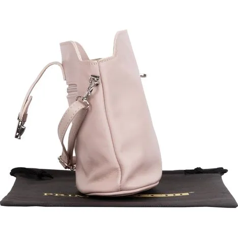 Giosetta-Soft Leather Push Clip Shoulder & Crossbody Bag Plain Colours