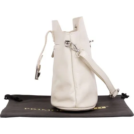 Giosetta-Soft Leather Push Clip Shoulder & Crossbody Bag Plain Colours