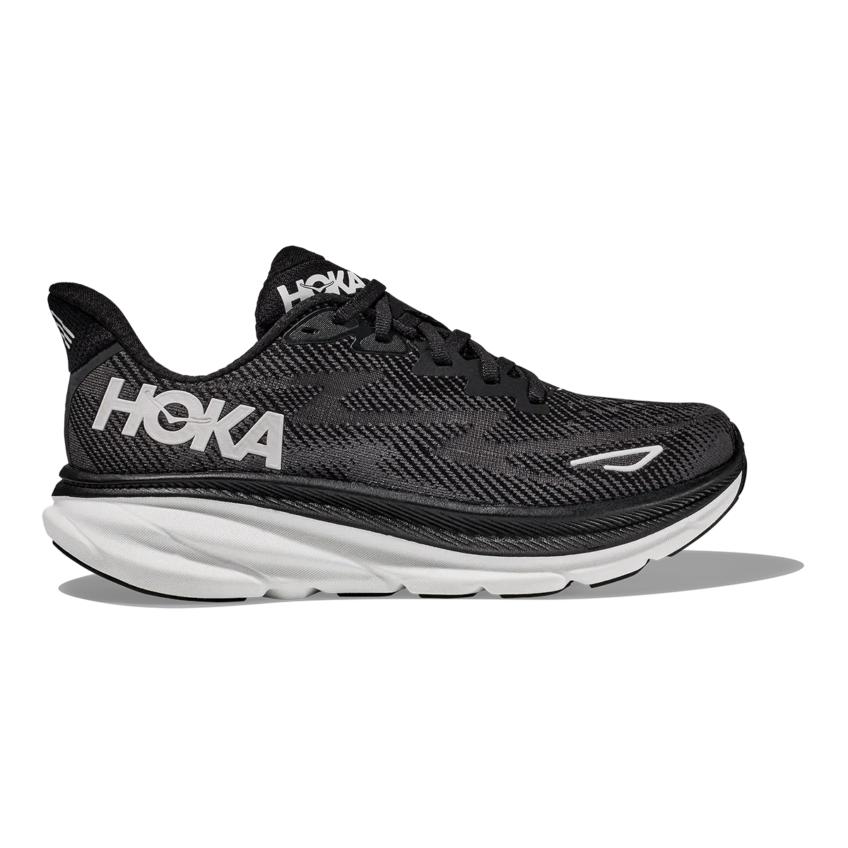 Hoka Clifton 9 - Black - White