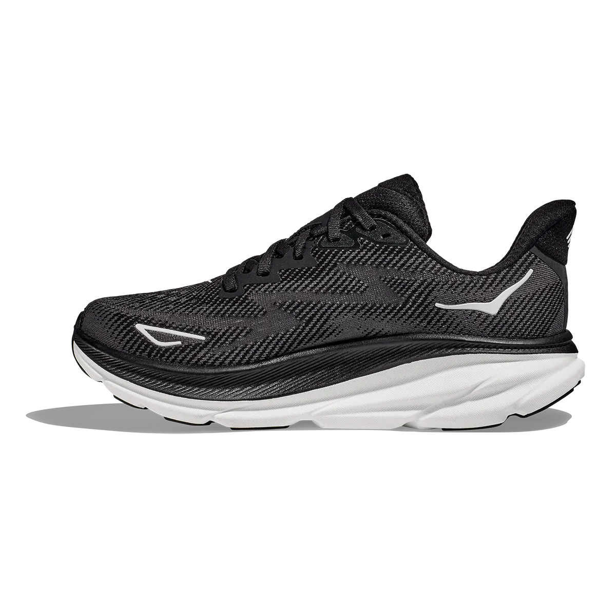 Hoka Clifton 9 - Black - White