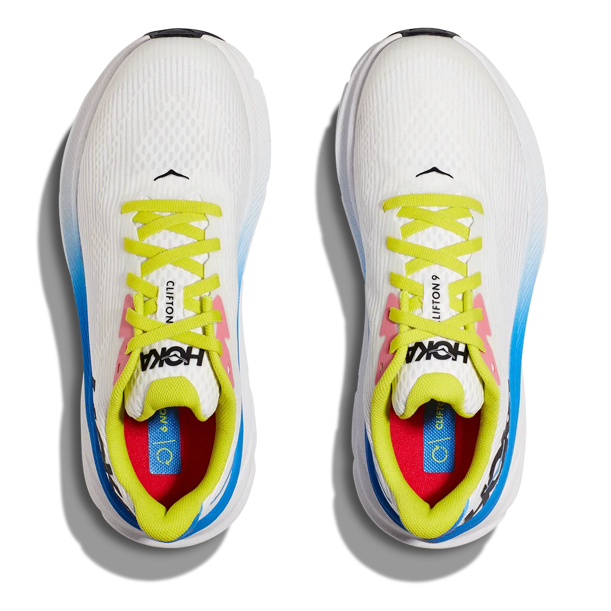 Hoka Clifton 9 - Blanc de Blanc - Virtual Blue