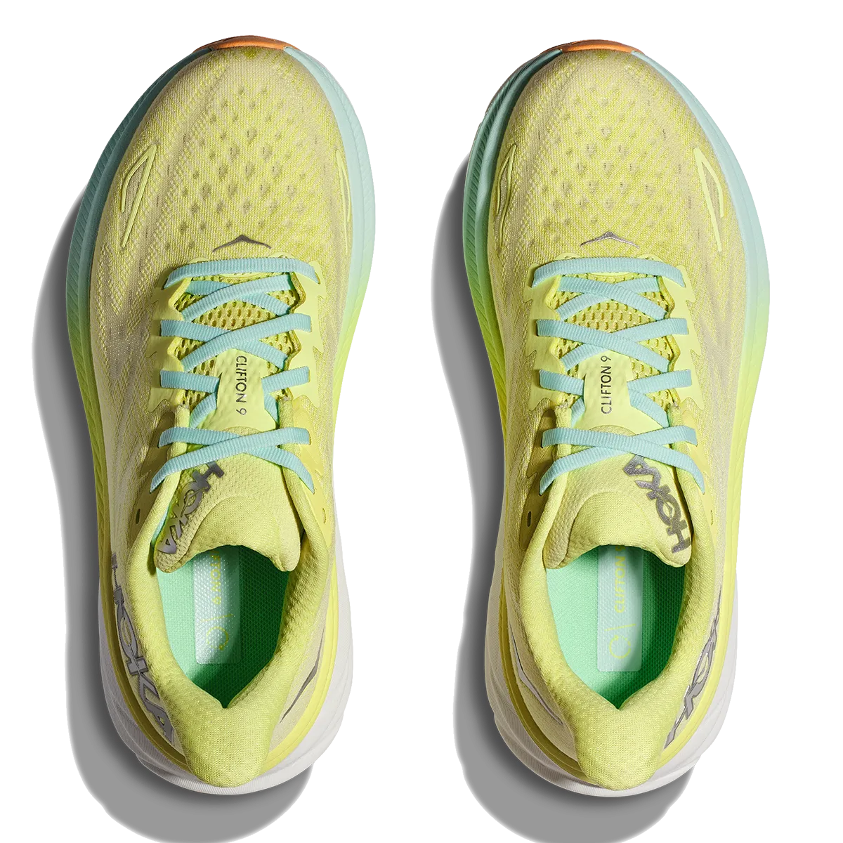 Hoka Clifton 9 - Citrus Glow - Sunlit Ocean