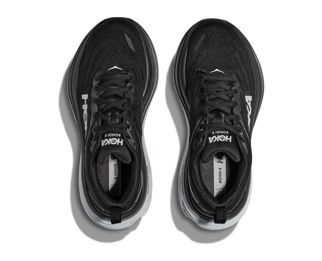 HOKA - Womens Bondi 8 Black/White