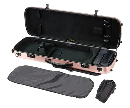 HQ Polycarbon Viola Case Oblong - Rose Gold