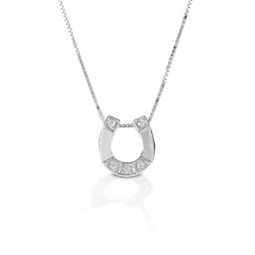 KELLY HERD SMALL HORSESHOE PENDANT - STERLING SILVER