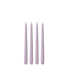 Lilac 25cm Moreton Eco Taper Candles - Pack of 4