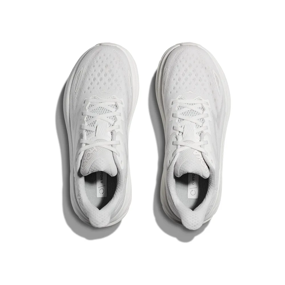 Mens Clifton 9 - White/White