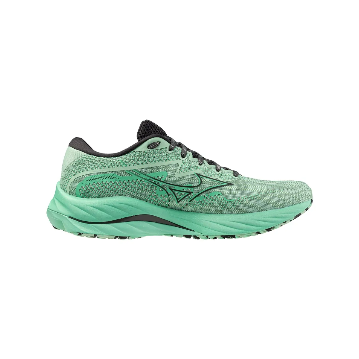 Mizuno Wave Rider 27 Green Black SS24 Shoes