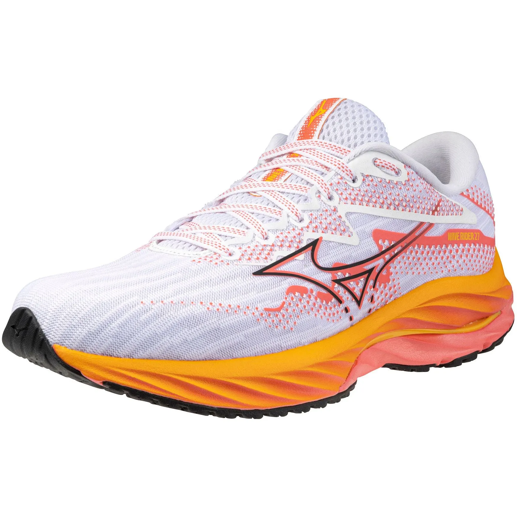 Mizuno Wave Rider 27 Womens Running Shoes - White