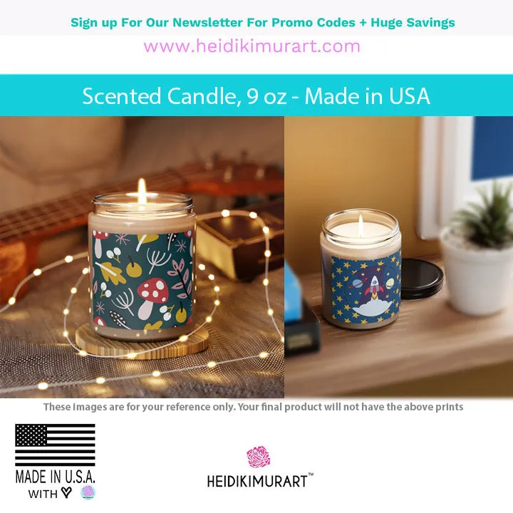 Mom's Day Scented Soy Wax Candle, 9oz Best Vanilla or Cinnamon Stick Candle In A Glass Container For Mothers - Made in the USA