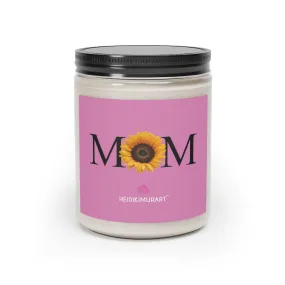 Mom's Day Soy Wax Candle, 9oz Best Vanilla or Cinnamon Stick Candle In A Glass Container For Mothers - Made in the USA