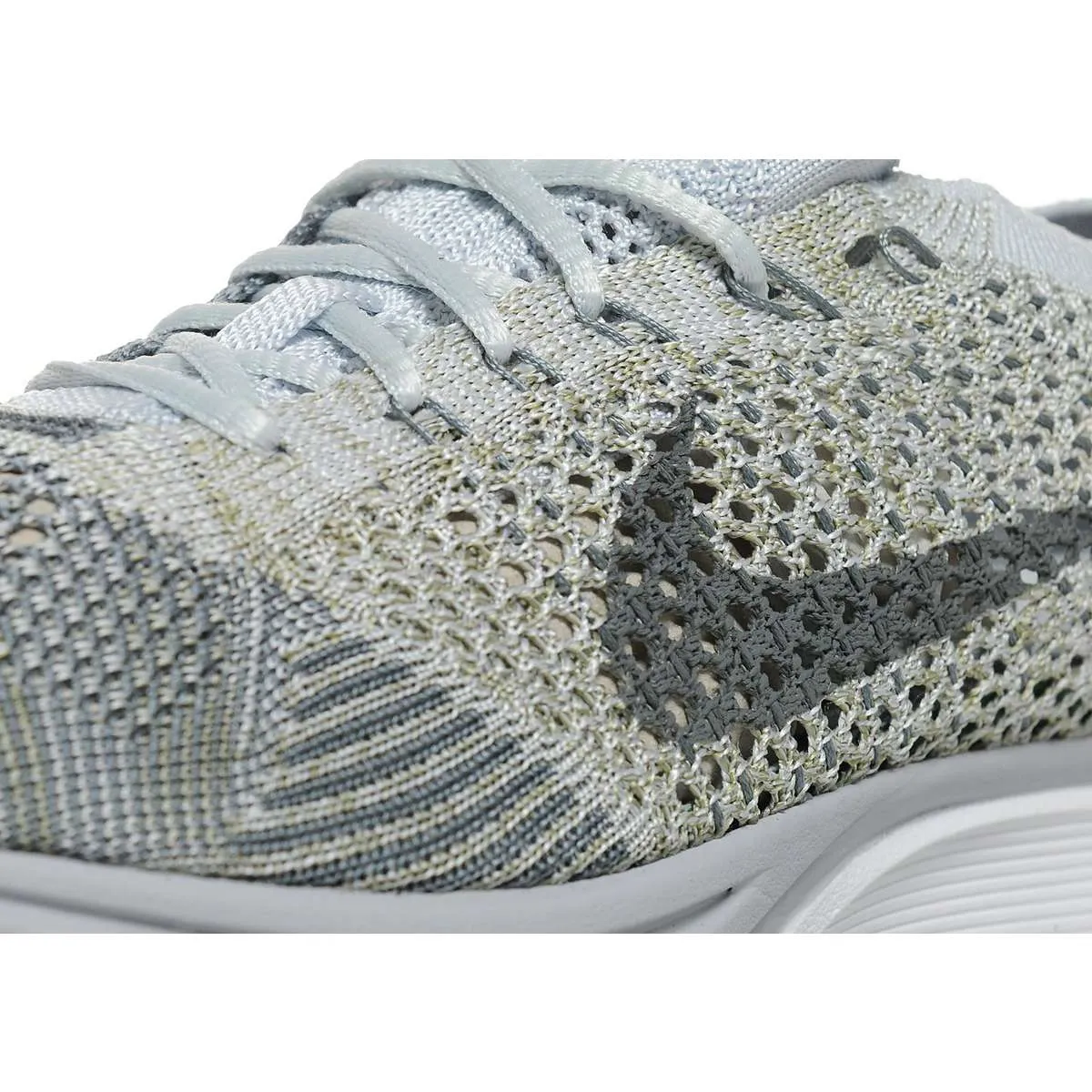 Nike Flyknit Racer Pure Platinum-Cool Grey