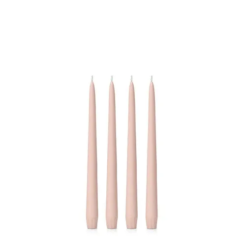 Nude 25cm Moreton Eco Taper Candles - Pack of 16