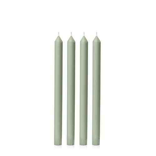 Pale Eucalypt 30cm Moreton Eco Dinner Candles - Pack of 4