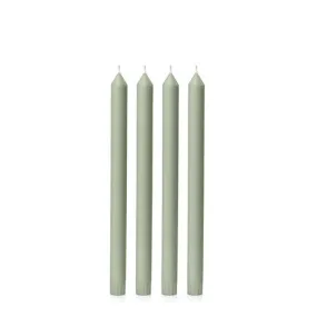 Pale Eucalypt 30cm Moreton Eco Dinner Candles - Pack of 4