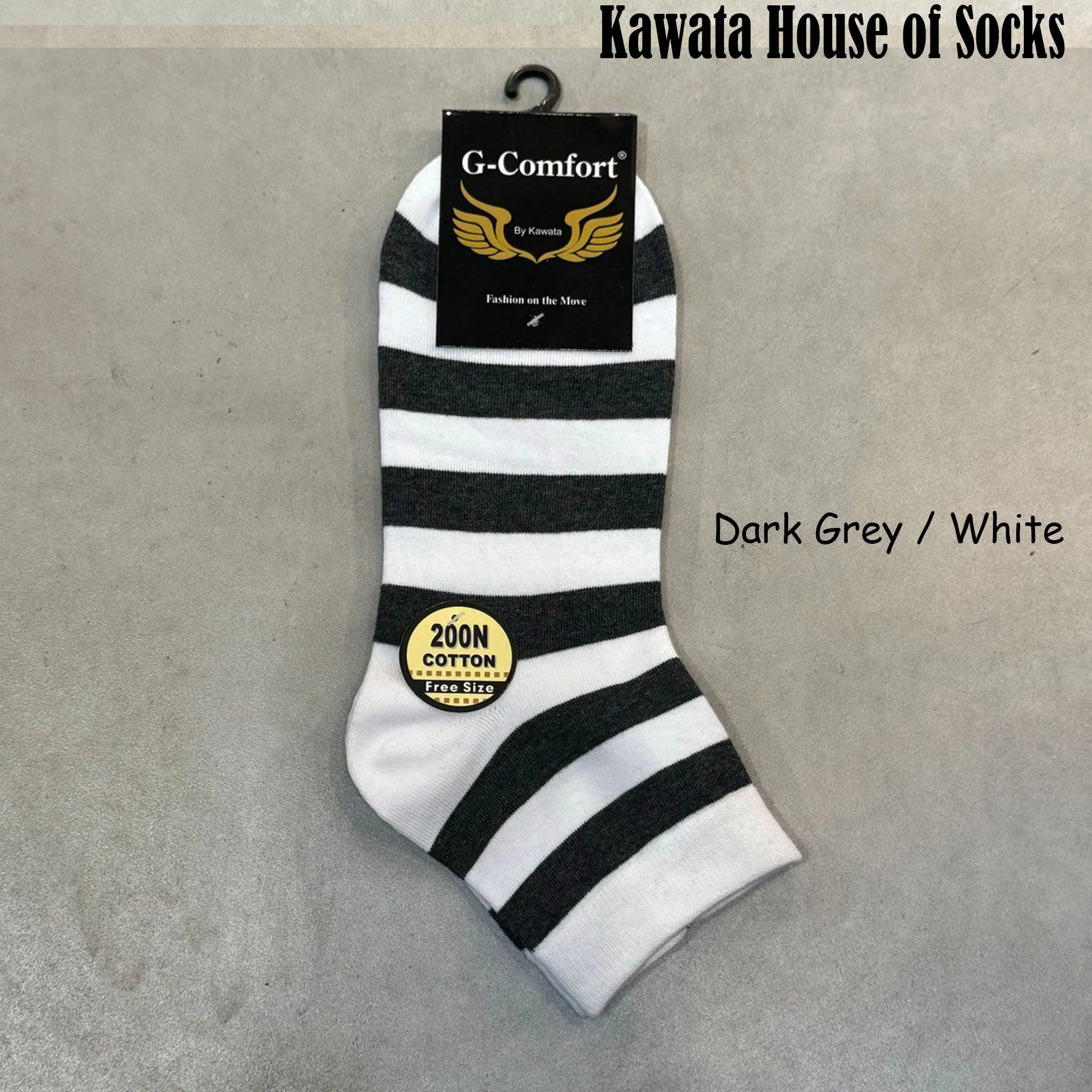 Quarter Stripes Length Socks