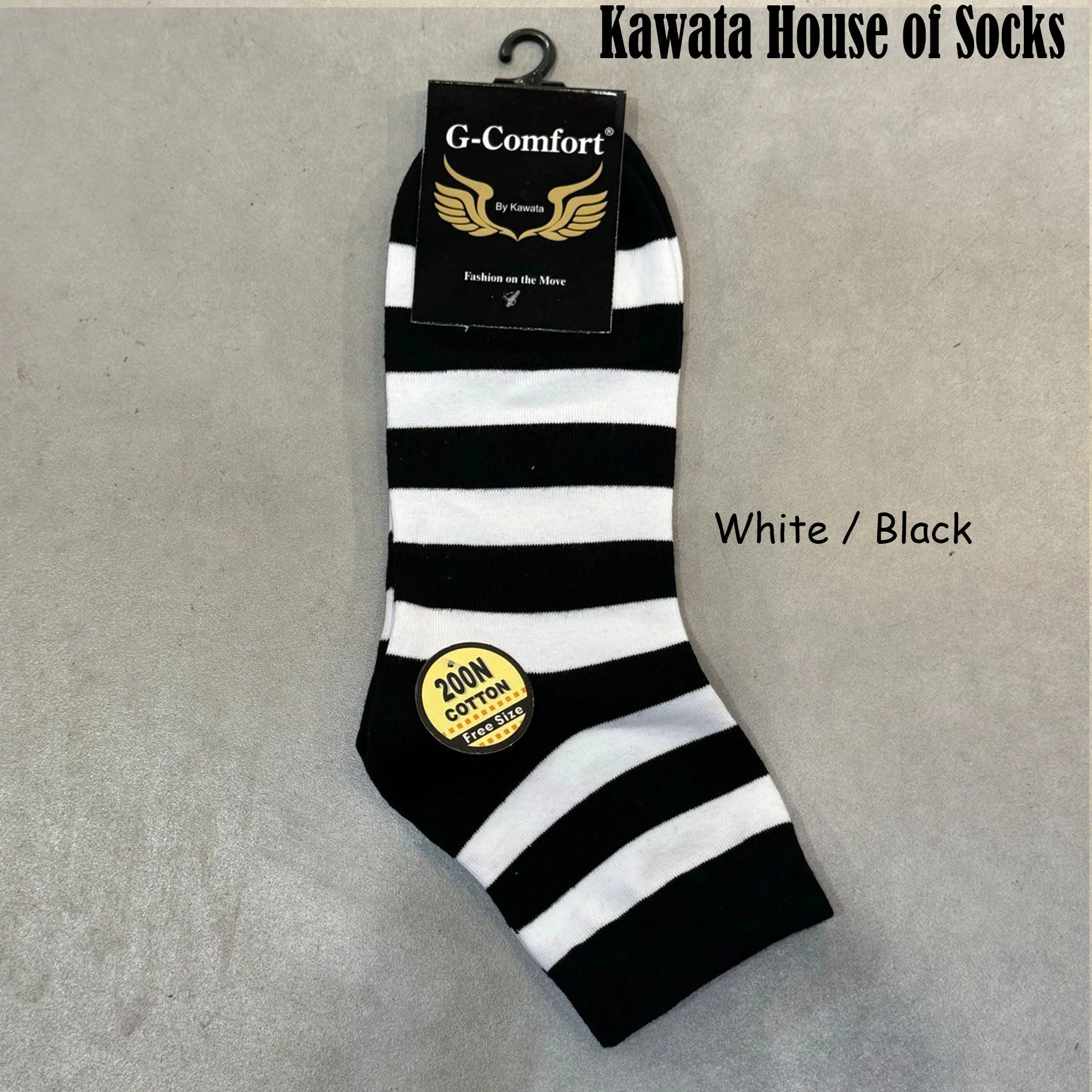 Quarter Stripes Length Socks