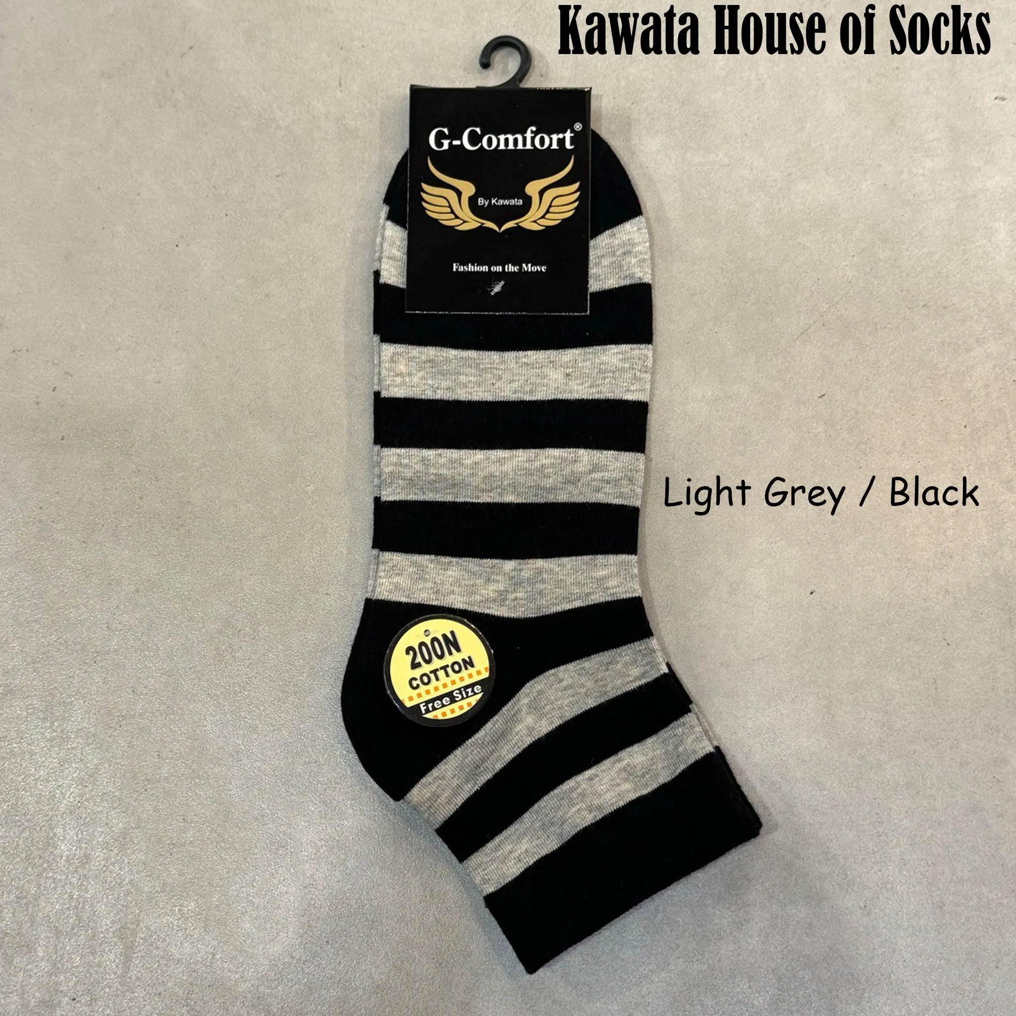 Quarter Stripes Length Socks