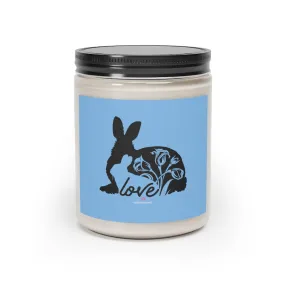 Rabbit Mom Soy Wax Candle, 9oz Best Vanilla or Cinnamon Stick Candle In A Glass Container For Mothers - Made in the USA