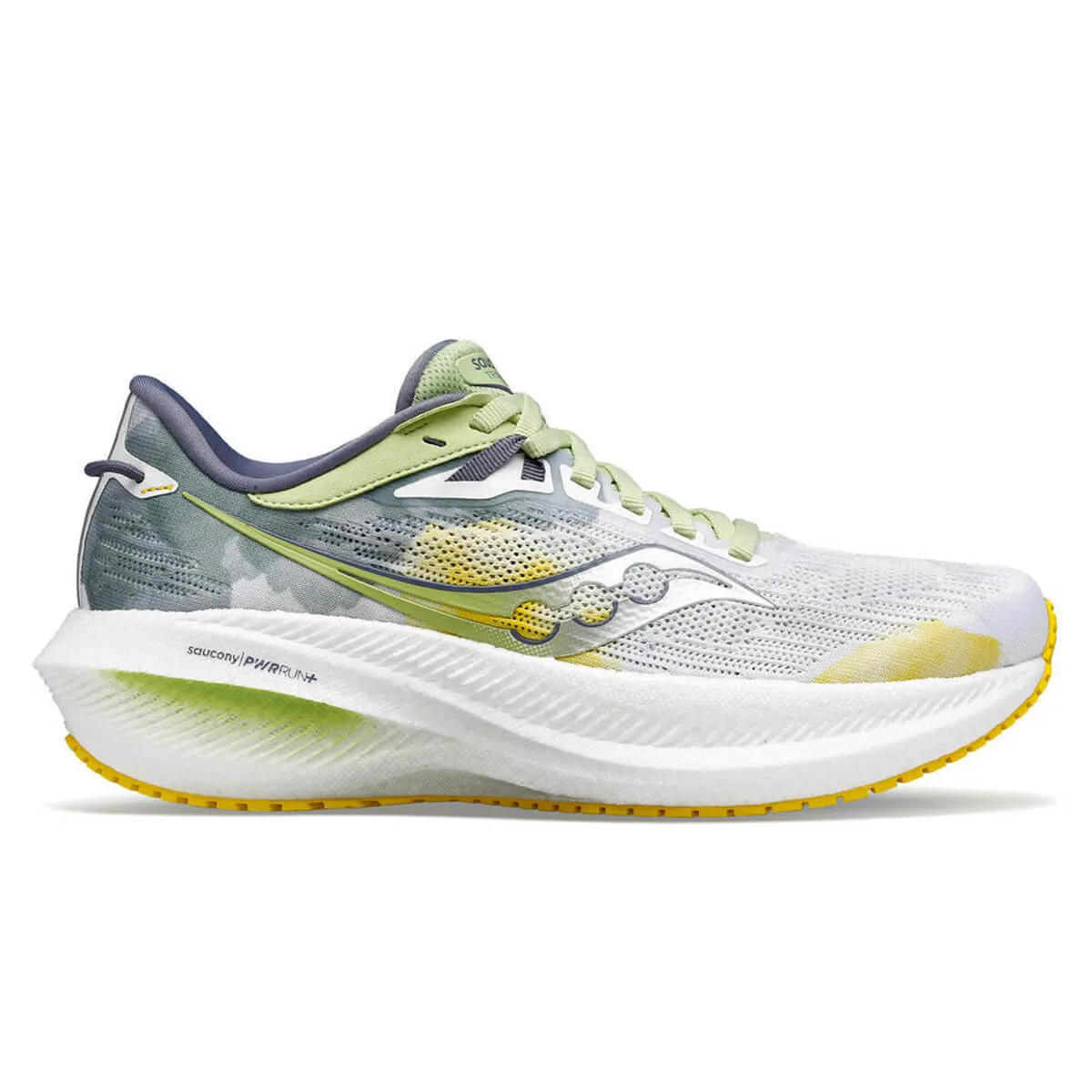 Saucony Triumph 21 Womens | White/fern