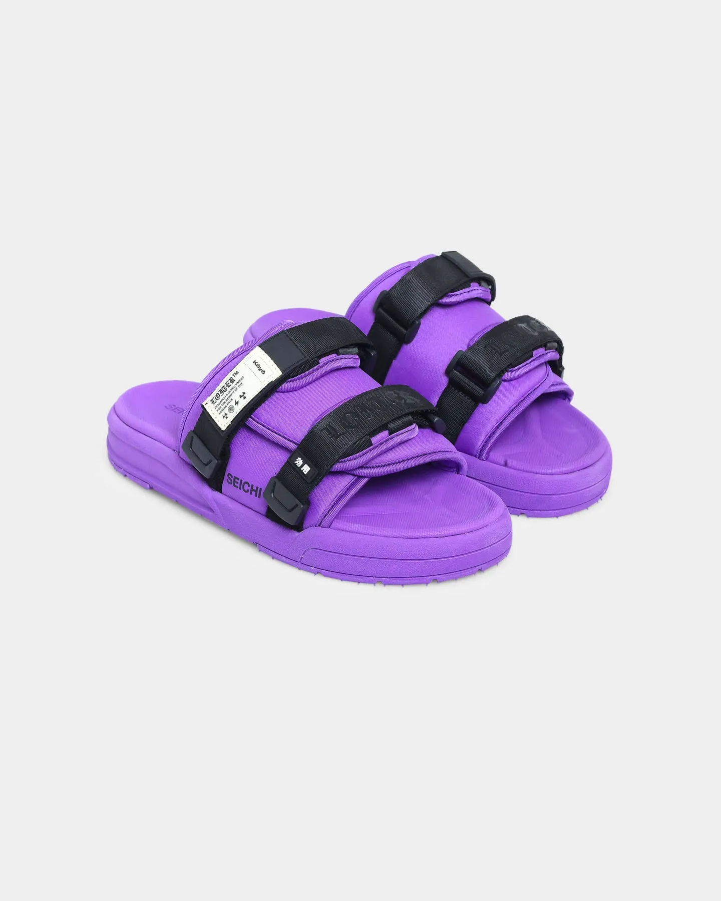 Seichi X Loiter Koyo Slides Purple/Black