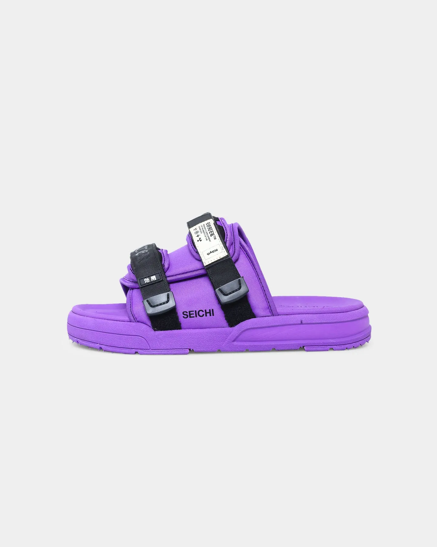 Seichi X Loiter Koyo Slides Purple/Black