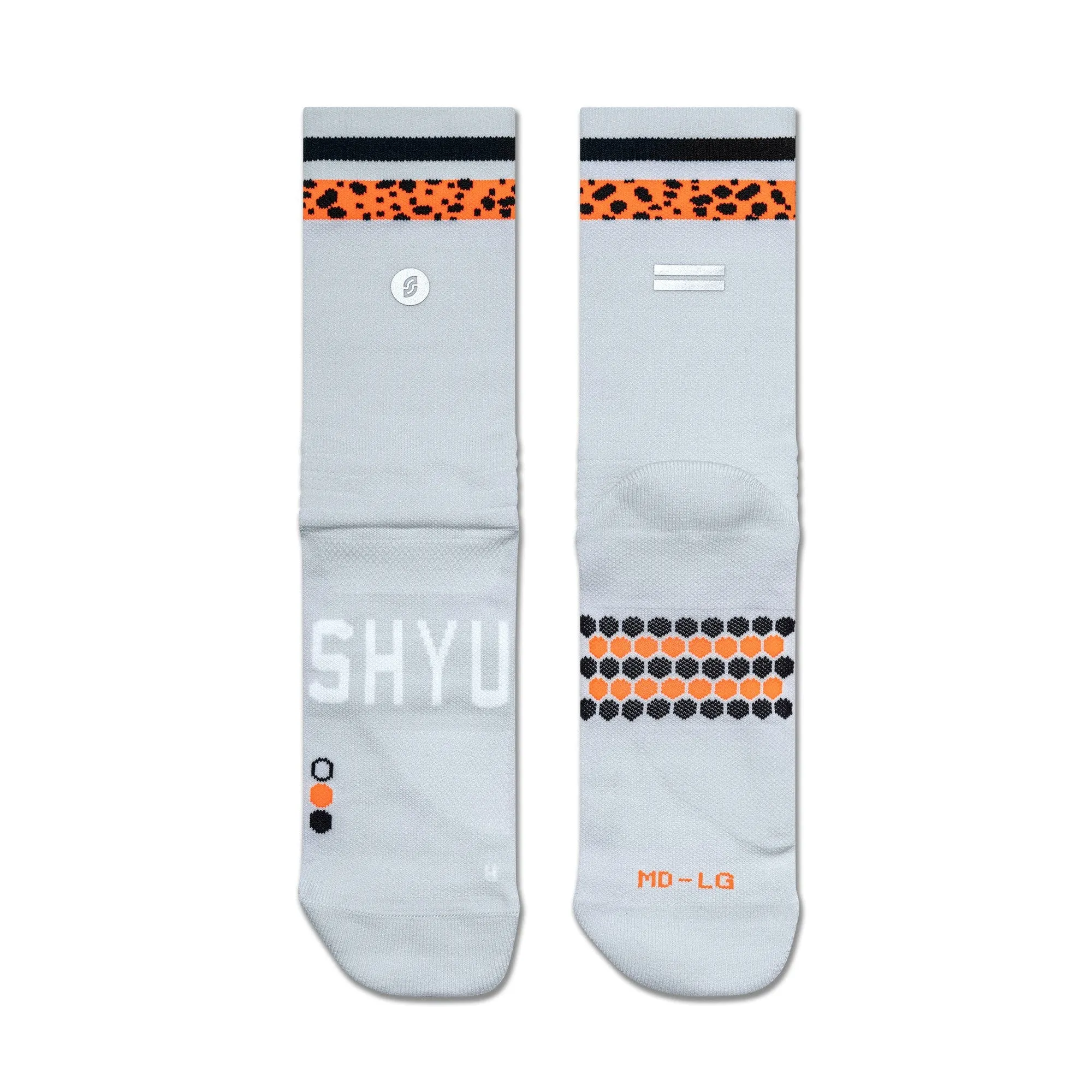 Shyu Racing Sock - Grey | Safari | Charcoal