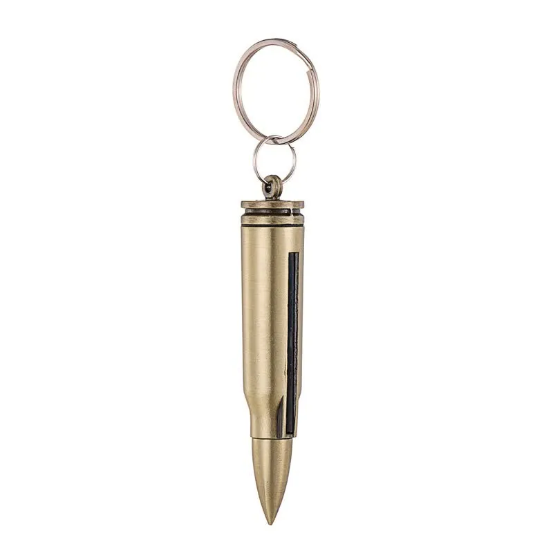 Tactical Key Chain Emergency Matchstick Oil Lighter