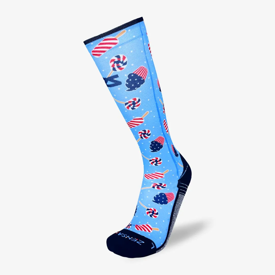 USA Candies Compression Socks (Knee-High)